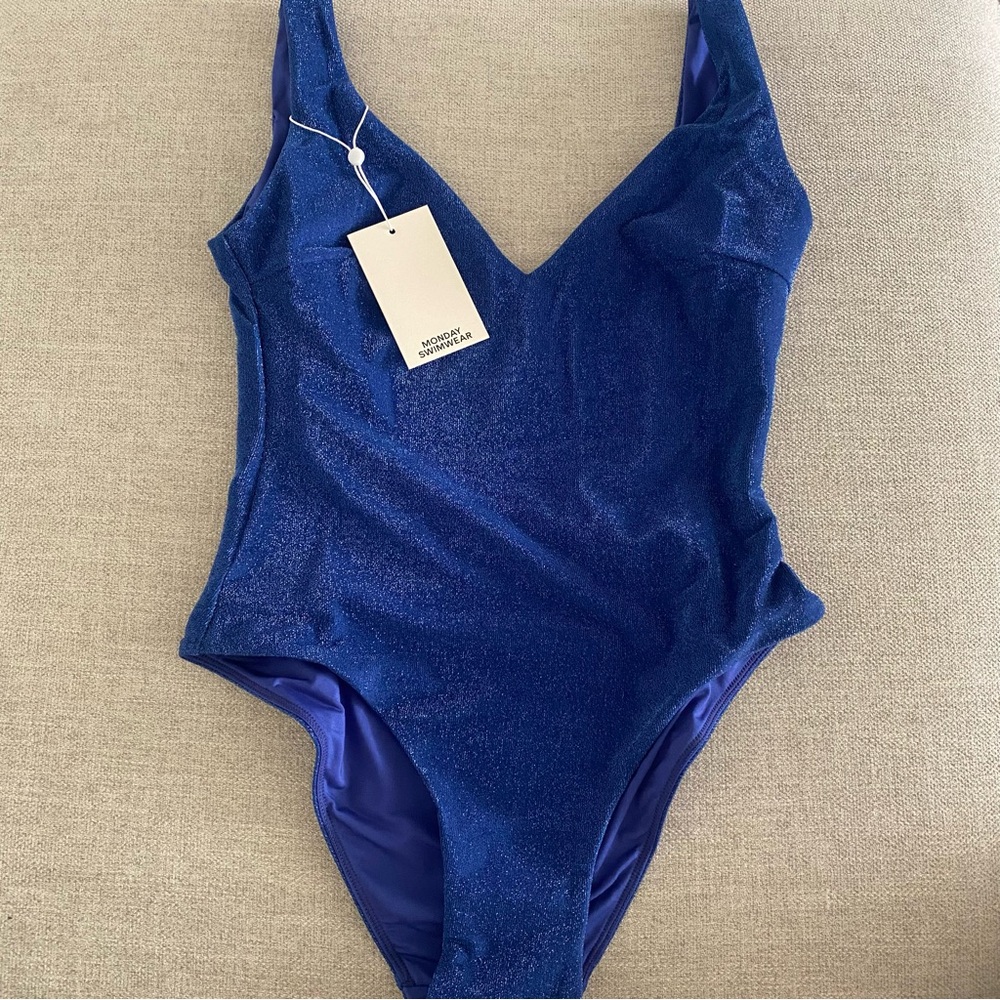 Monday swimwear Santa Catarina one piece - Navy Shimmer